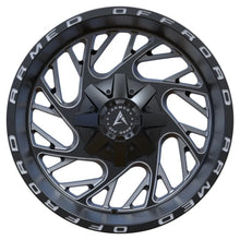 Load image into Gallery viewer, A153-2012-10-153 - Armed OffRoad Carnage 20X12 Blank ET -44mm Gloss Black Milled - Armed OffRoad Wheels Canada