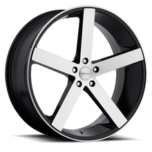 Charger l'image dans la galerie, CLV-52490BLANK+30BM - Cavallo CLV-5 24X9 BLANK ET 30MM Gloss Black &amp; Machined - Cavallo Wheels Canada