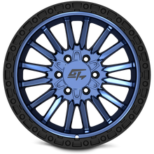 Load image into Gallery viewer, GT1138181212446 - GT Offroad Chamber 18X12 5X127 / 5X139.7 ET -44mm Midnight Blue with Black Ring - GT Offroad Wheels Canada