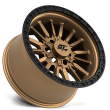 Charger l'image dans la galerie, GT11211810181811 - GT Offroad Chamber 18X10 8X165.1 / 8X170 ET -18mm Black Ring With Matte Bronze Centre - GT Offroad Wheels Canada