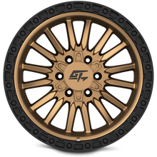 Charger l'image dans la galerie, GT11211812184411 - GT Offroad Chamber 18X12 8X165.1 / 8X170 ET -44mm Black Ring With Matte Bronze Centre - GT Offroad Wheels Canada