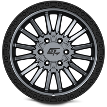 Charger l'image dans la galerie, GT1120201016189 - GT Offroad Chamber 20X10 6X135 / 6X139.7 ET -18mm Black Ring With Matte Gunmetal Centre - GT Offroad Wheels Canada