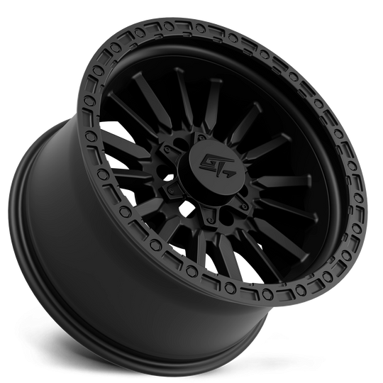 GT1121812184411 - GT Offroad Chamber 18X12 8X165.1 / 8X170 ET -44mm Matte Black - GT Offroad Wheels Canada