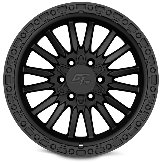 GT112171016189 - GT Offroad Chamber 17X10 6X135 / 6X139.7 ET -18mm Matte Black - GT Offroad Wheels Canada