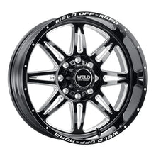 Load image into Gallery viewer, W13220017475 - Weld Off-Road Cheyenne 22X10 8X170 ET -18mm Gloss Black Milled - Weld Off-Road Wheels Canada