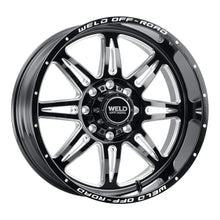 Load image into Gallery viewer, W13200070475 - WELD Off-Road Cheyenne 20X10 5X139.7 / 5X150 18mm Gloss Black Milled - WELD Off-Road Wheels Canada