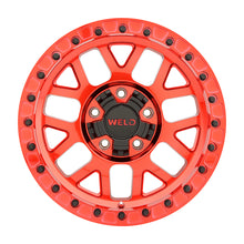 Charger l'image dans la galerie, W90579098450 - WELD Off-Road Cinch Beadlock 17X9 6X135 / 6X139.7 12mm Candy Red - WELD Off-Road Wheels Canada