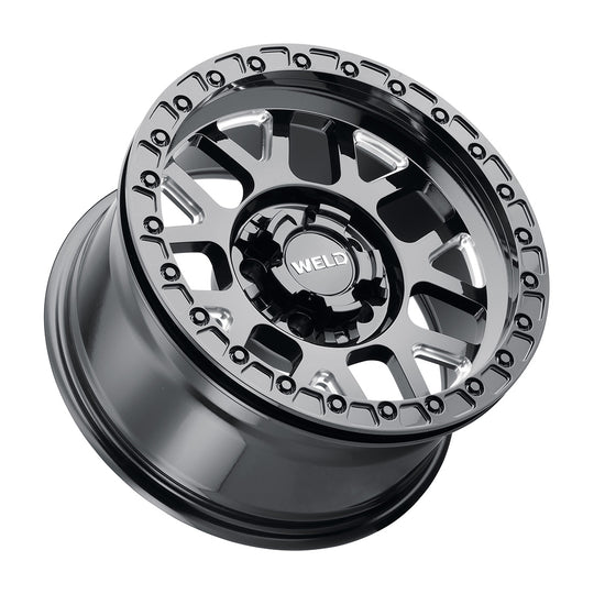 W90570057450 - WELD Off-Road Cinch Beadlock 17X10 5X139.7 / 5X127 24mm Candy Red - WELD Off-Road Wheels Canada