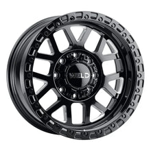 Charger l'image dans la galerie, W10509018501 - Weld Off-Road Cinch 20X9 8X180 ET 0mm Gloss Black Milled - Weld Off-Road Wheels Canada