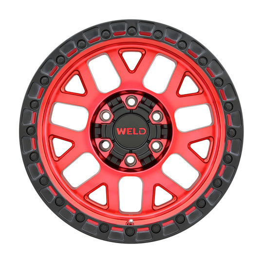 W10409070501 - WELD Off-Road Cinch 20X9 5X139.7 / 5X150 0mm Satin Black & Gloss Black - WELD Off-Road Wheels Canada