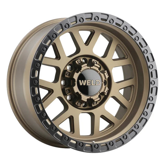 W11500082476 - Weld Off-Road Cinch 20X10 8X165.1 ET -18mm Satin Bronze - Weld Off-Road Wheels Canada