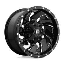 Charger l'image dans la galerie, D57420828D - Fuel Off-Road D574 Cleaver 20X8.25 8X165.1 105mm Gloss Black Milled - Fuel Off-Road Wheels Canada