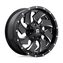 Charger l'image dans la galerie, D57420909857 - Fuel Off-Road D574 Cleaver 20X9 6X135 / 6X139.7 20mm Gloss Black Milled - Fuel Off-Road Wheels Canada