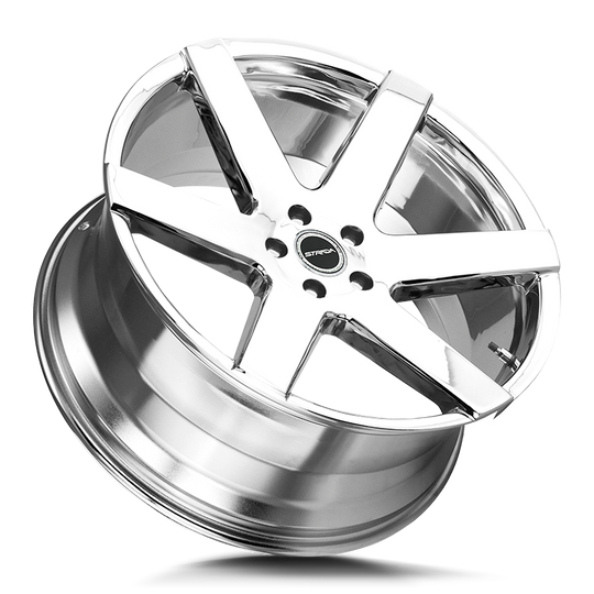 S60451515 - Strada S60 Coda 24X10 5x115 15mm Chrome - Strada Wheels Canada