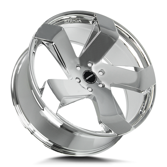 S65451515 - Strada S65 Coltello 24X10 5x115 15mm Chrome - Strada Wheels Canada