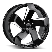 Load image into Gallery viewer, S65200035GBML - Strada S65 Coltello 22X9 BLANK 35mm Gloss Black Milled - Strada Wheels Canada