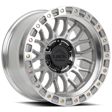 Load image into Gallery viewer, COMBAT-7963MC12N - Lock Off-Road Combat 17X9 6X135 ET -12mm Machined With Clear Coat - Lock Off-Road Wheels Canada