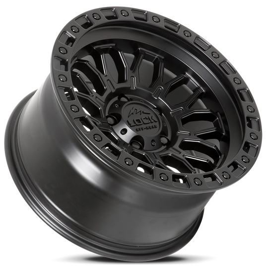COMBAT-2957MB - Lock Offroad Combat 20X9 5X127 ET 0mm Matte Black - Lock Offroad Wheels Canada