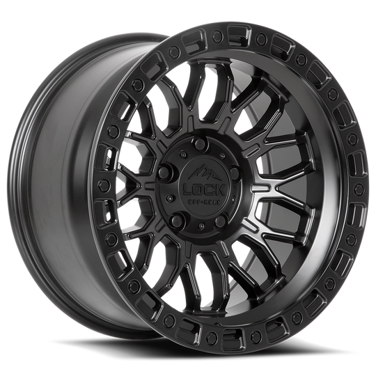 COMBAT-2957MB - Lock Offroad Combat 20X9 5X127 ET 0mm Matte Black - Lock Offroad Wheels Canada