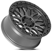 Load image into Gallery viewer, COMBAT-2163MGMBR - Lock Off-Road Combat 20X10 6X135 ET -18mm Matte Grey with Matte Black Ring - Lock Off-Road Wheels Canada