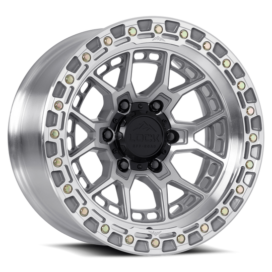 COMMANDO-7963MC - Lock Offroad Commando 17X9 6X135 ET 0mm Machined Face Polish - Lock Offroad Wheels Canada