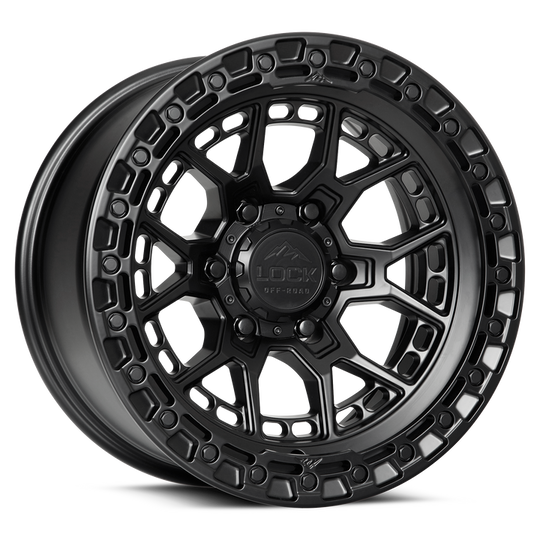 COMMANDO-2186MB - Lock Offroad Commando 20X10 8X165.1 ET -18mm Matte Black - Lock Offroad Wheels Canada