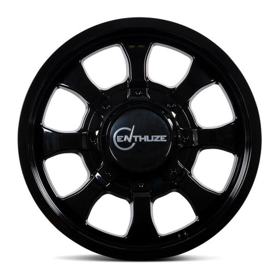 ENTP807A-1890VW18 - Enthuze Counterstrike 18X9 8X165.1 / 8X170 18mm Gloss Black - Enthuze Wheels Canada