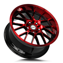 Load image into Gallery viewer, H28850030GBMR - Shift H28 Crank 18X8.5 5X100 / 5X114.3 30mm Black &amp; Red - Shift H28 Wheels Canada