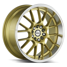 Charger l'image dans la galerie, H28740030GP - Shift H28 Crank 17X7.5 4X100 / 4X114.3 30mm Gold, Polished - Shift H28 Wheels Canada