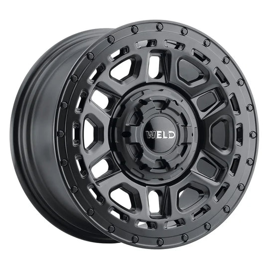 W11979082501 - Weld Off-Road Crux 17X9 8X165.1 ET 0mm Satin Black - Weld Off-Road Wheels Canada