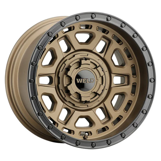 W12079098451 - Weld Off-Road Crux 17X9 6X135 / 6X139.7 ET -12mm Satin Bronze - Weld Off-Road Wheels Canada