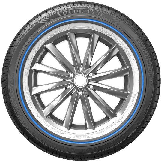 03313241 305/35R24XL Vogue Custom Built Radial SCT2 White/Blue Stripe 112H Vogue Tires Canada