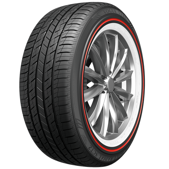 03113201 275/55R20XL Vogue Custom Built Radial SCT2 White/Red Stripe 117H Vogue Tires Canada