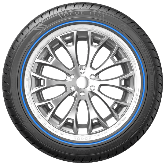 03317065 245/40R20XL Vogue Custom Built Radial White/Blue Stripe 99V Vogue Tires Canada