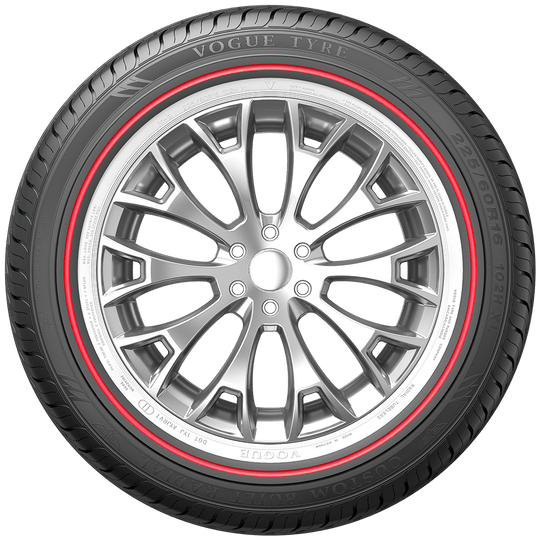 02117065 245/40R20XL Vogue Custom Built Radial White/Red Stripe 99V Vogue Tires Canada
