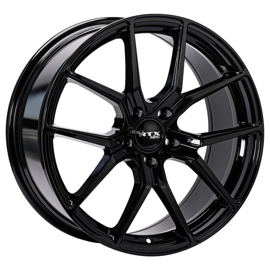 083507 - RTX R-Spec FF10 19X8.5 5X114.3 ET 40mm Gloss Black -  RTX Wheels Canada