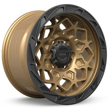 Load image into Gallery viewer, 083469 - RTX Offroad Spade 18X9 6X139.7 ET 10mm Satin Bronze Black Lip -  RTX Wheels Canada