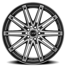 Load image into Gallery viewer, D13-177010H4073BMF - DRW D13 17X7 5X100 / 5X114.3 40mm Gloss Black Machine Face - DRW Wheels Canada