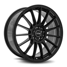 Charger l'image dans la galerie, D15-177010H4073BLK - DRW D15 17X7 5X100 / 5X114.3 40mm Gloss Black - DRW Wheels Canada