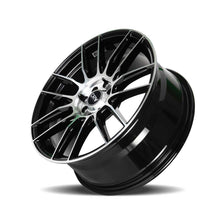 Load image into Gallery viewer, D22-177510H10873BMF - DRW D22 17X7.5 5X108 / 5X114.3 38mm Black Machined Face - DRW Wheels Canada