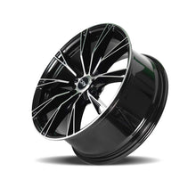 Load image into Gallery viewer, D23-188010H1123873BMF - DRW D23 18X8 5X112 / 5X114.3 38mm Black Machined Face - DRW Wheels Canada