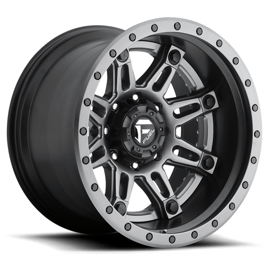 D23220008347 - Fuel Off-Road D232 Hostage 20X10 6X139.7 -19 mm Matte Gun Metal - Fuel Off-Road Wheels Canada