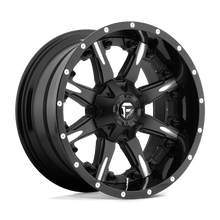 Load image into Gallery viewer, D25120201747 - Fuel Off-Road D251 Nutz 20X12 8X170 -44 mm Matte Black Milled - Fuel Off-Road Wheels Canada