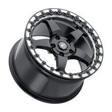 Load image into Gallery viewer, F001B0067P50 - Forgestar D5 Beadlock 15X10 5X114.3 ET 50mm Gloss Black Machined - Forgestar Wheels Canada