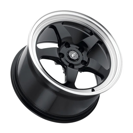F0918C071N37 - Forgestar D5 Drag 18X5 5X115 ET 1.5mm Gloss Black Machined - Forgestar Wheels Canada