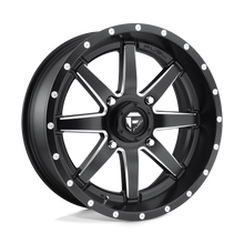 Charger l'image dans la galerie, D5381870A544 - Fuel Off-Road D538 Maverick 18X7 4X156 13mm Matte Black Milled - Fuel Off-Road Wheels Canada