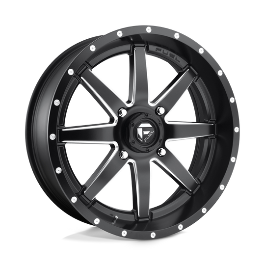 D5382070A544 - Fuel Off-Road D538 Maverick 20X7 4X156 13mm Matte Black Milled - Fuel Off-Road Wheels Canada