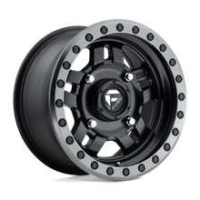 Load image into Gallery viewer, D5571570A444 - Fuel Off-Road D557 Anza 15X7 4X110 13mm Matte Black Gun Metal Ring - Fuel Off-Road Wheels Canada