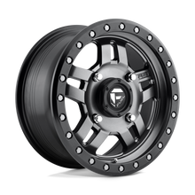 Charger l'image dans la galerie, D5581570A654 - Fuel Off-Road D558 Anza 15X7 4X137 38mm Matte Gun Metal Black Bead Ring - Fuel Off-Road Wheels Canada
