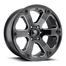 Load image into Gallery viewer, D56220208347 - Fuel Off-Road D562 Beast 20X12 6X139.7 -44 mm Gloss Black Milled - Fuel Off-Road Wheels Canada